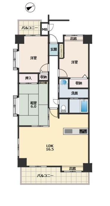 間取り：334000223032