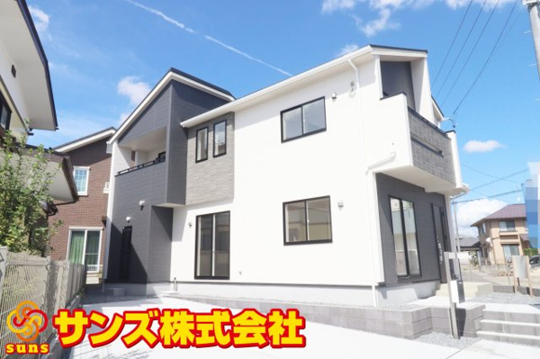 【郡山市安積北井2丁目 1号棟 安積第1小学校、安積中学区の外観】