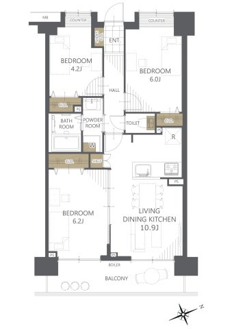 apartment 東京都港区虎ノ門２丁目2-1　住友不動産虎ノ門タワー13階