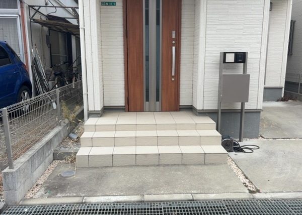 【相模原市中央区上溝の中古戸建ての庭】