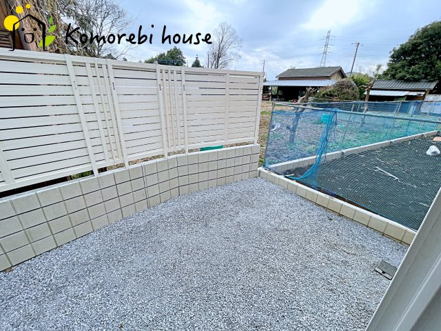 お庭で自由な時間を過ごせます