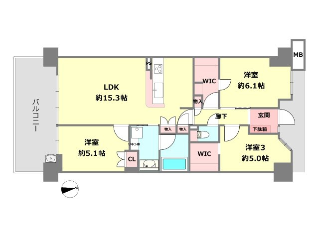 間取り：328000629637