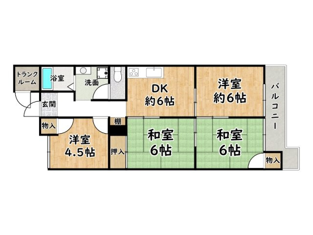 間取り：328000663908