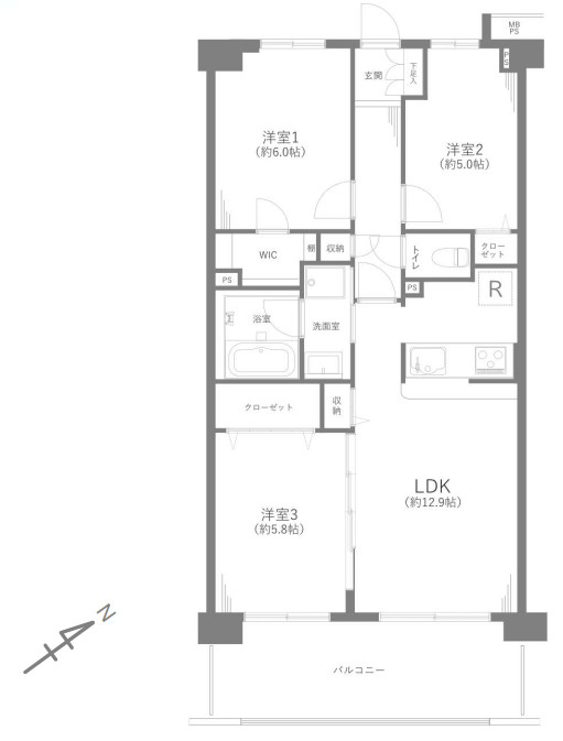 間取り：312001175796