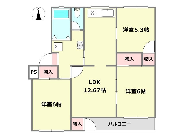 間取り：328000647558