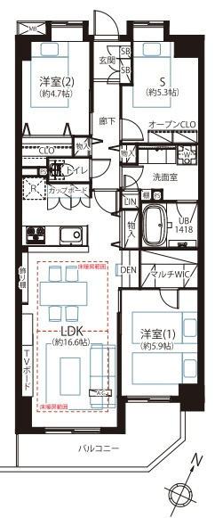 間取り：313004671294
