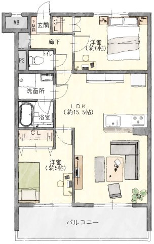 間取り：323000535101