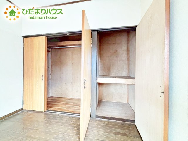 各居室にはしっかりと収納を完備！