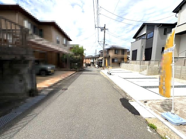現地写真。前面道路です。