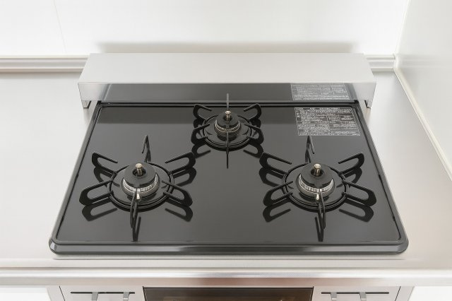 3口コンロでお料理もはかどります