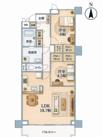 間取り：323000497285