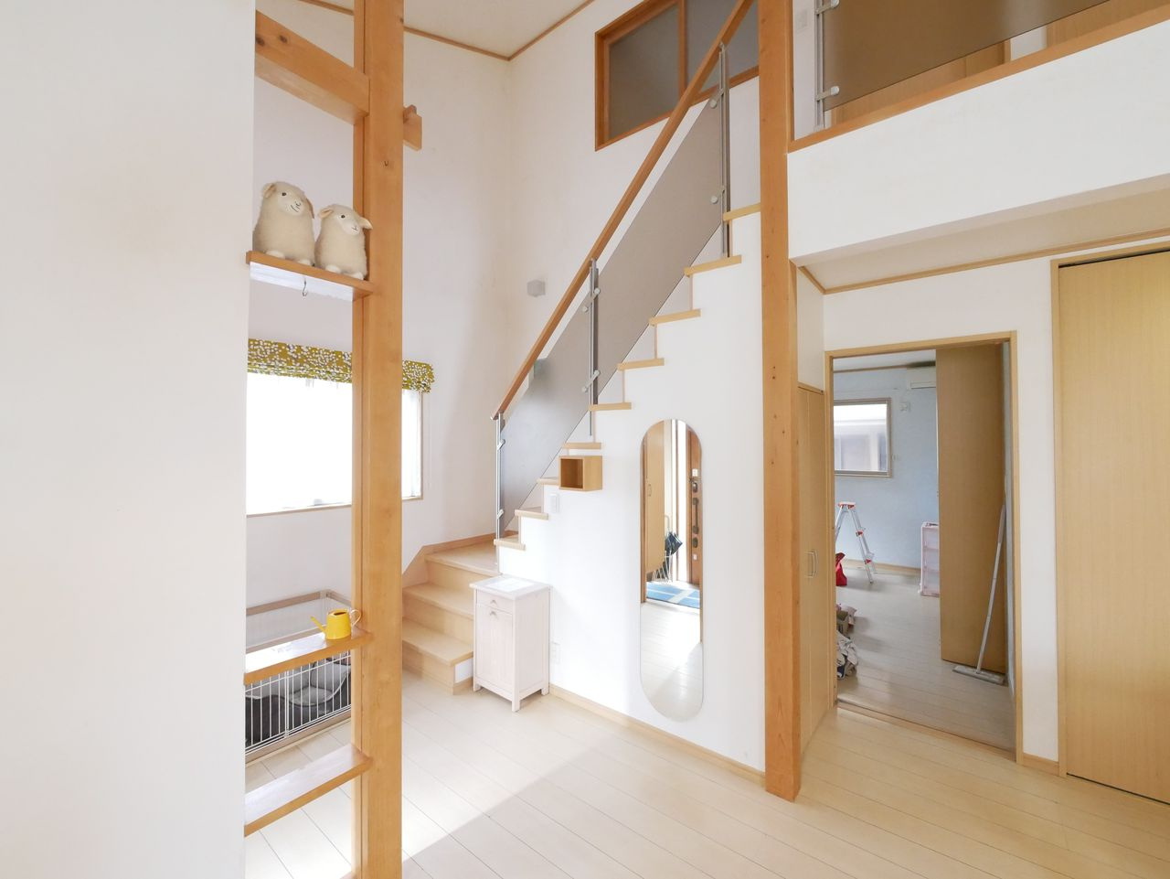 お洒落なオープン階段