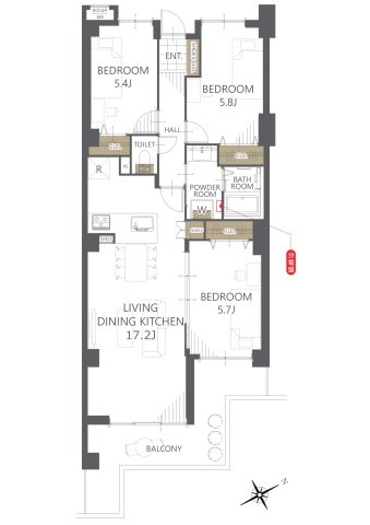 間取り：329000135380