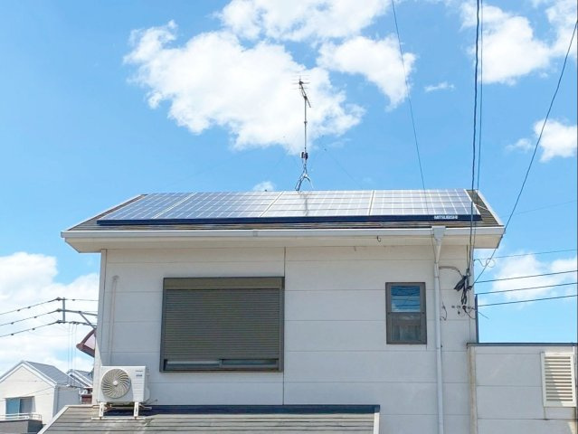 電気代を節約！太陽光発電システム！