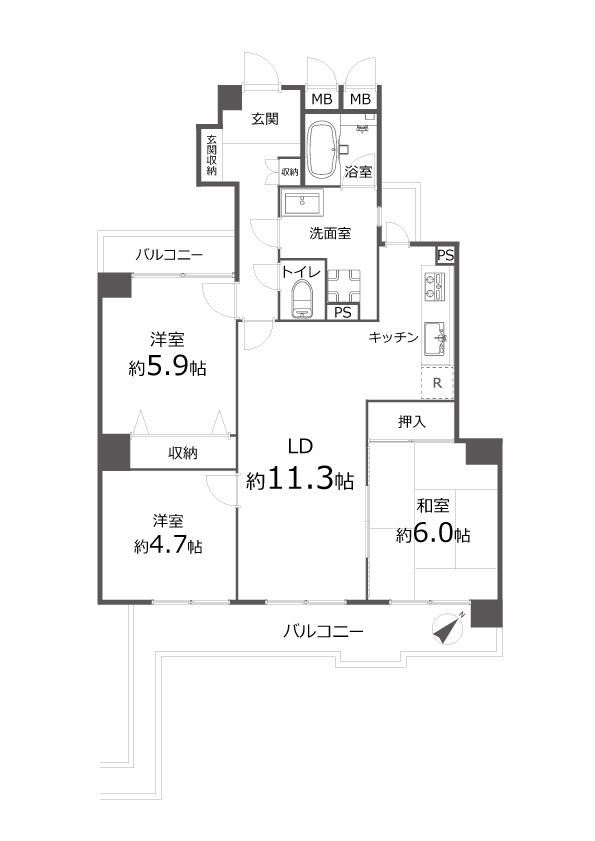 間取り：328000622720