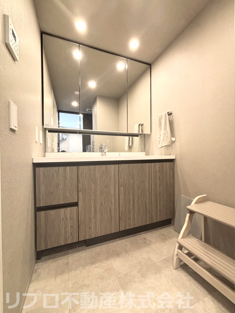 洗面・ランドリースペースは収納力が十分あります♪