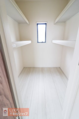 【収納】現地完成写真。しっかり収納がついております！