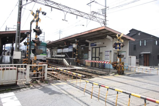 京阪　粟津駅