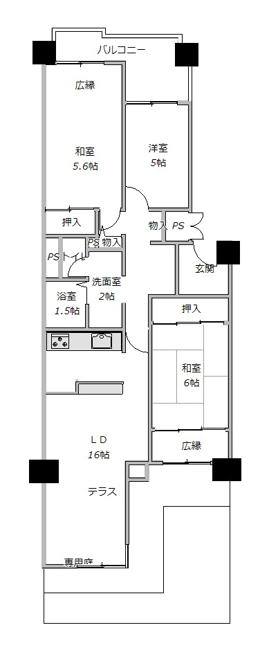 間取り：327002130428