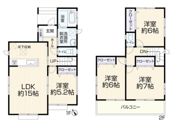 間取図です