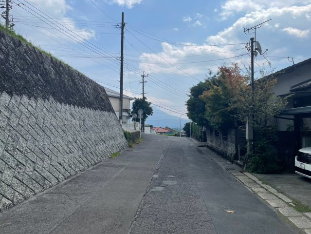 道の先に桜島