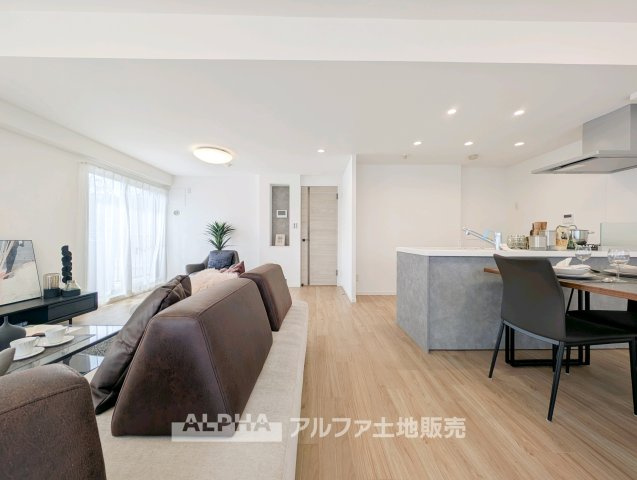 ゆったり過ごせるリビングです