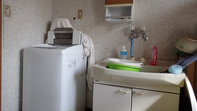 洗面脱衣所です