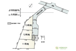 土浦市中村南第11　二期　売地　13号地の間取り
