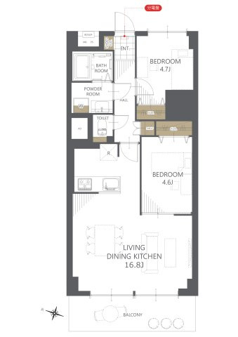 間取り：304000323960