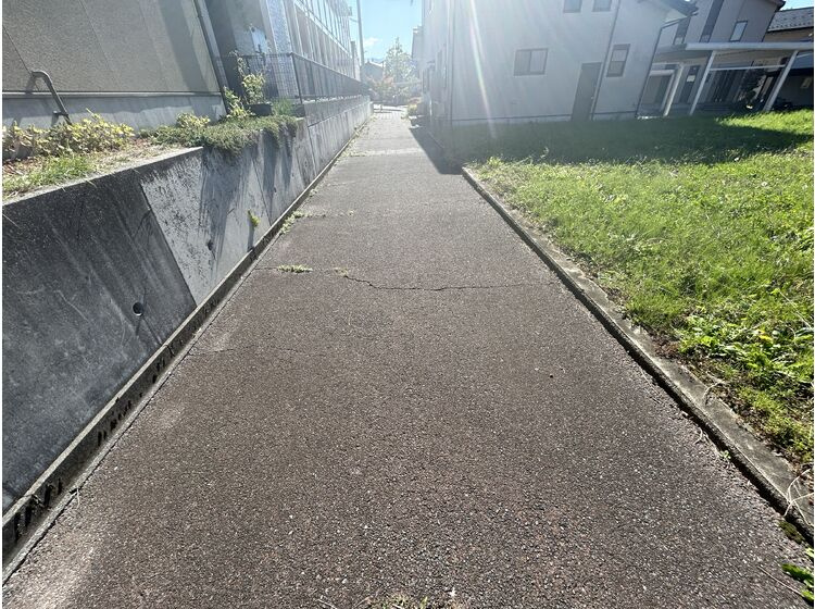 歩道(東側）