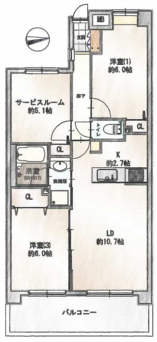 間取り：313004901027