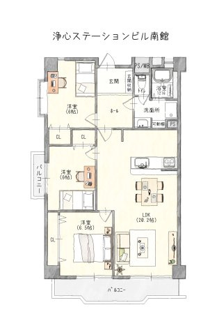 間取り：323000496437