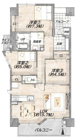 間取り：325000125433