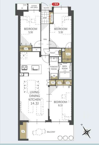 間取り：311002363446