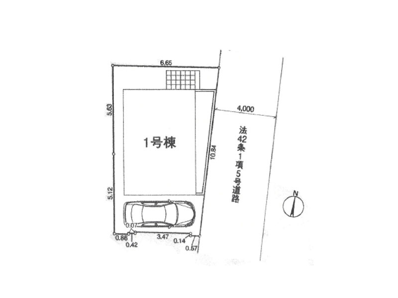 第一種低層住居専用地域につき住環境の良さが魅力。※図面を基に作成しています。現況と異なる場合は現況を優先いたします。