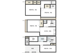 荒川区東尾久５丁目中古戸建の間取り