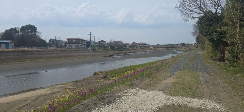 ■真亀川沿いにあるので毎日のお散歩にピッタリ