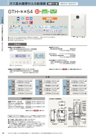プレゼンボード（給湯器）