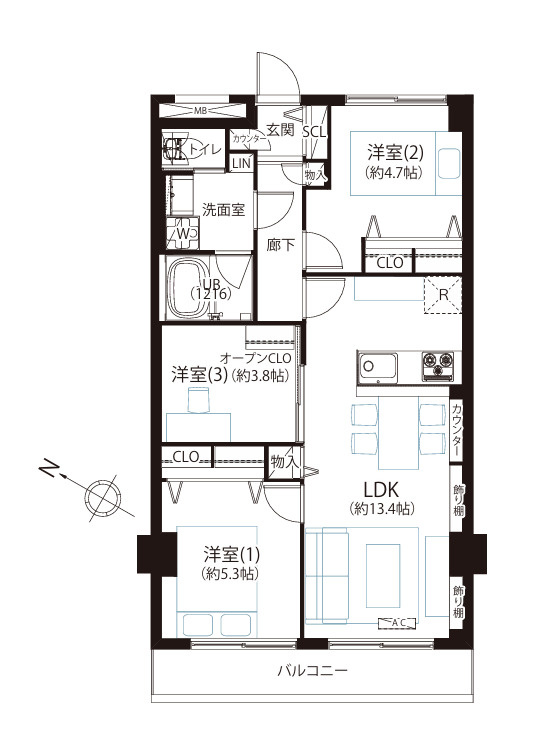 間取り：314002345687