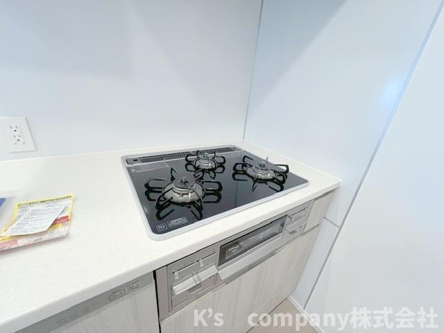 三口ガスコンロでお料理の幅が広がります◇