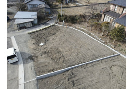 南アルプス市古市場①　売地の外観