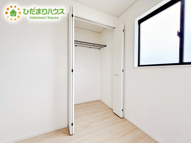 クローゼットタイプの収納は荷物がどこにあるかすぐに見つかります！