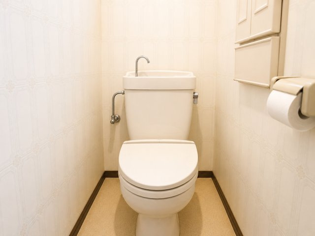 収納付きでトイレが綺麗に片付きます