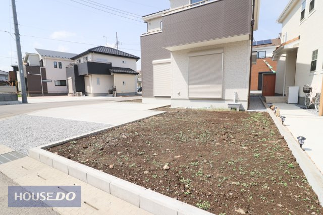 【お庭】現地完成写真。色々な使い方ができます！お好みでカスタマイズはいかがでしょうか。