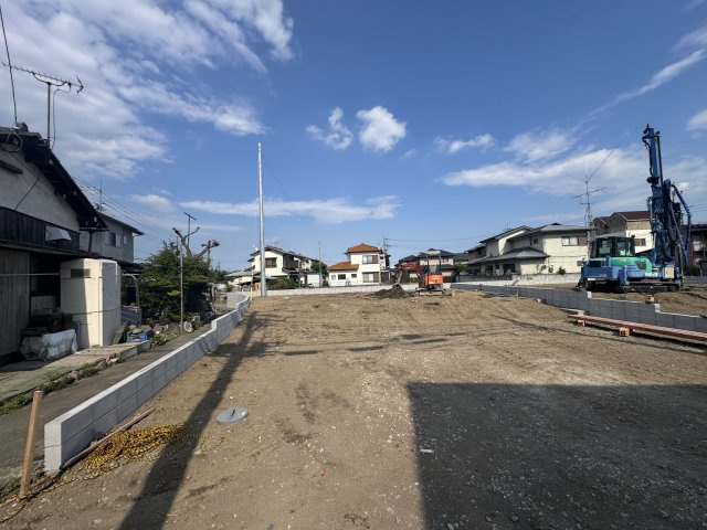 現地写真　駐車スペースは並列2台分可能です！　