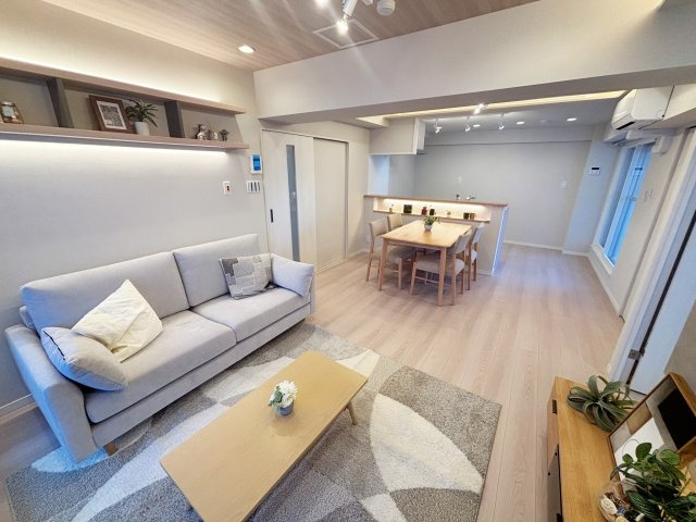 14.6帖の広々としたLDK