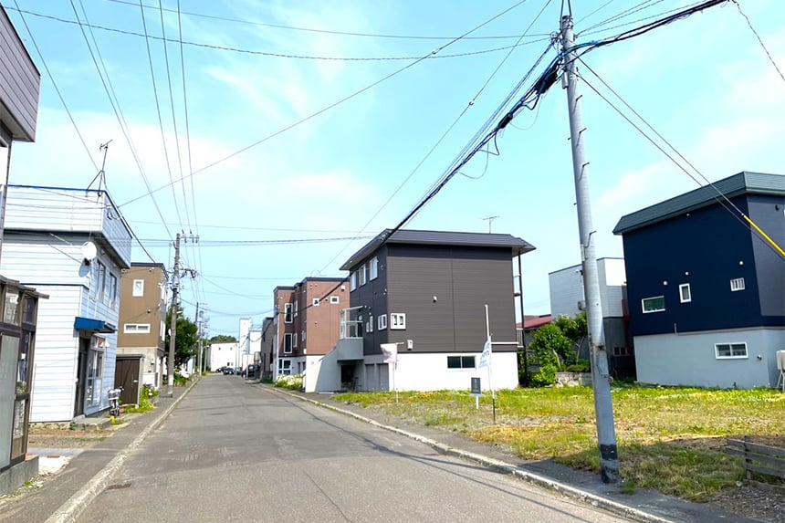 前面道路含む現地写真