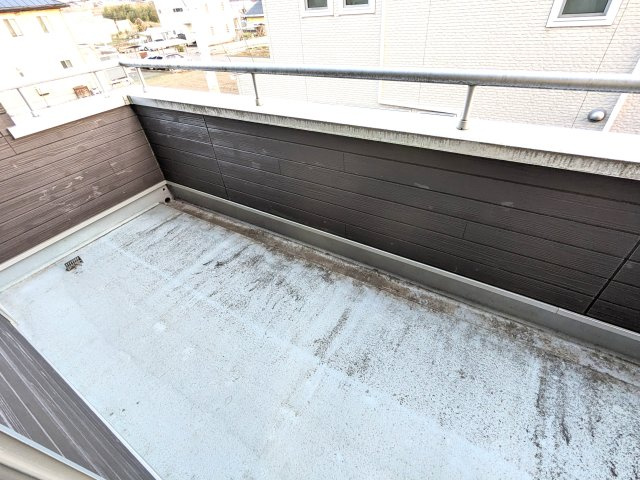 奥行きのあるバルコニー