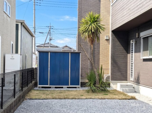 物置も付きます。