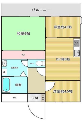 間取り：328000633243